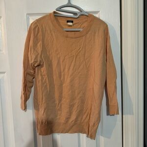 J. Crew Merino Wool Women’s Sweater- peach